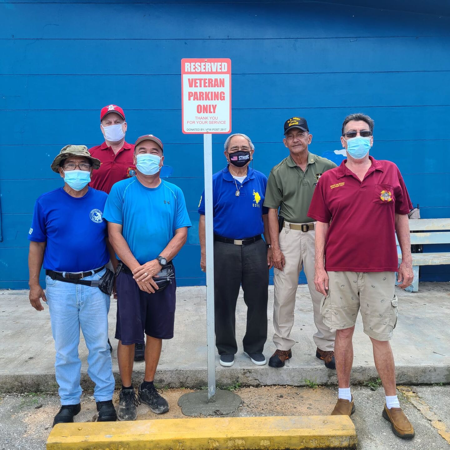 VFW installs veteran parking stall